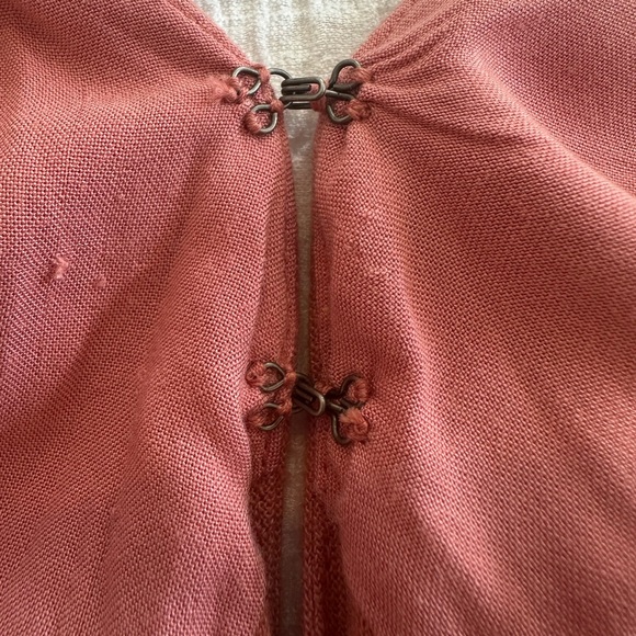 Abercrombie & Fitch Tie-Front Linen Top - Picture 5 of 5